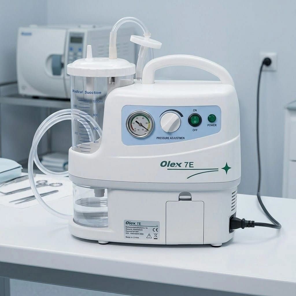 Olex 7E portable medical suction machine